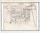 1875 Town Map of Coaldale Schuylkill County Pennsylvania