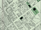 1875 Town Map of Minersville Schuylkill County Pennsylvania
