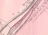 1875 Town Map of Mount Carbon Schuylkill County Pennsylvania