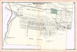 1875 Town Map of Yorkville Schuylkill County Pennsylvania