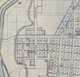 1840 Map of Richmond Wayne County Indiana