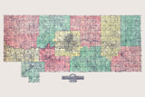 1917 Farm Line Map of Howard County Indiana