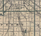 1917 Map of Marion County Indiana