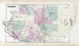 1875 Map of Croghan Township Lewis County New York