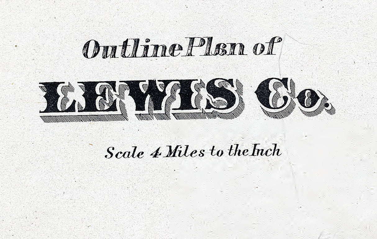 1875 Map of Lewis County New York