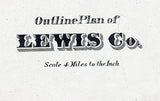 1875 Map of Lewis County New York