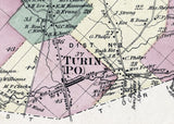 1875 Map of Turin Township Lewis County New York