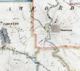 1816 Map of Erie and Crawford County Pennsylvania