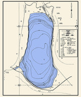 1985 Map of Devils Lake Sauk County Wisconsin