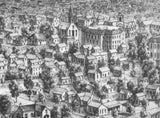 1887 Panoramic Map of Salt Lake City Utah