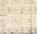 1905 Map of Las Vegas Nevada