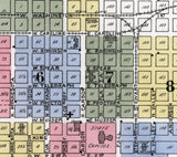 1907 Town Map of Carson City Nevada