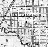 1915 Map of The Town of Salina Sevier County Utah
