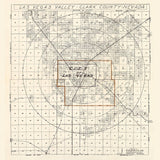 1929 Map of The Las Vegas Valley Clark County Nevada