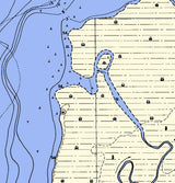 1973 Map of Yellow Lake Burnett County Wisconsin