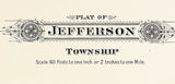 1913 Map of Jefferson Township Fayette County Ohio