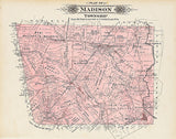 1913 Map of Madison Township Fayette County Ohio