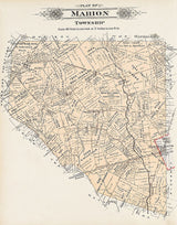 1913 Map of Marion Township Fayette County Ohio