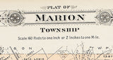 1913 Map of Marion Township Fayette County Ohio