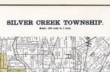 1896 Map of Silver Creek Township Greene County Ohio