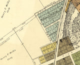 1896 Map of Spring Valley Greene County Ohio