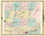 1878 Map of Outagamie County Wisconsin