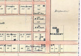 1861 Town Map of Hayesville Ashland County Ohio