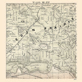 1873 Map of Eden Prairie Township Hennepin County Minnesota