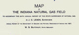 1897 Map of the Indiana Natural Gas Field