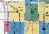 1908 Town Map of Bowling Green Wood County Ohio