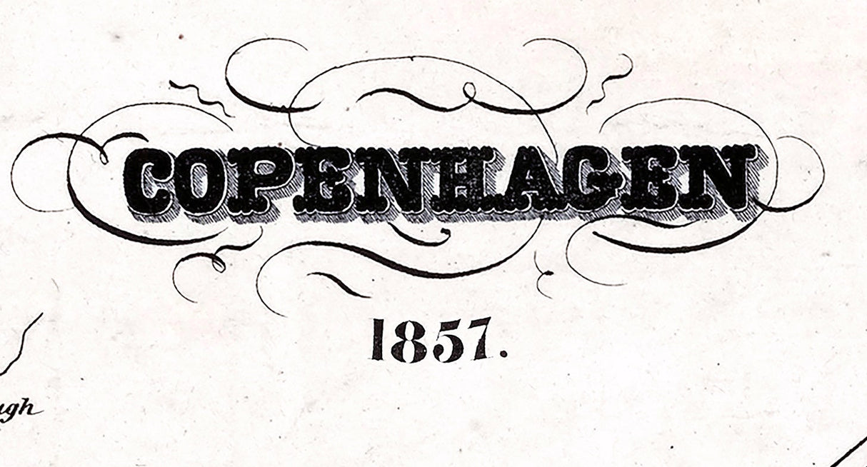 1857 Map of Copenhagen Lewis County New York