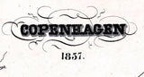 1857 Map of Copenhagen Lewis County New York