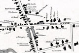1857 Map of Lowville Lewis County New York