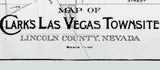 1910 Map of Las Vegas Lincoln County Nevada