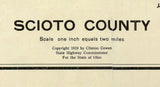 1919 Map of Scioto County Ohio