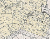 1913 Map of Concord Township Fayette County Ohio