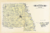 1913 Map of Jefferson Township Fayette County Ohio