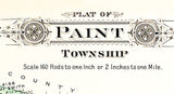 1913 Map of Paint Township Fayette County Ohio