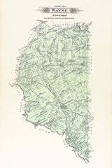 1913 Map of Wayne Township Fayette County Ohio