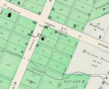 1913 Town Map of New Martinsburg Fayette County Ohio