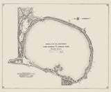 1907 Map of Lake Harriet Minnesota