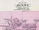 1878 Map of Door County Wisconsin