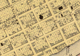 1877 Town Map of New Richmond Clermont County Ohio Moscow