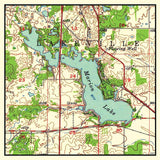 1957 Map of Marion Lake Minnesota