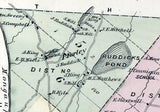 1875 Map of Forestburgh Township Sullivan County New York