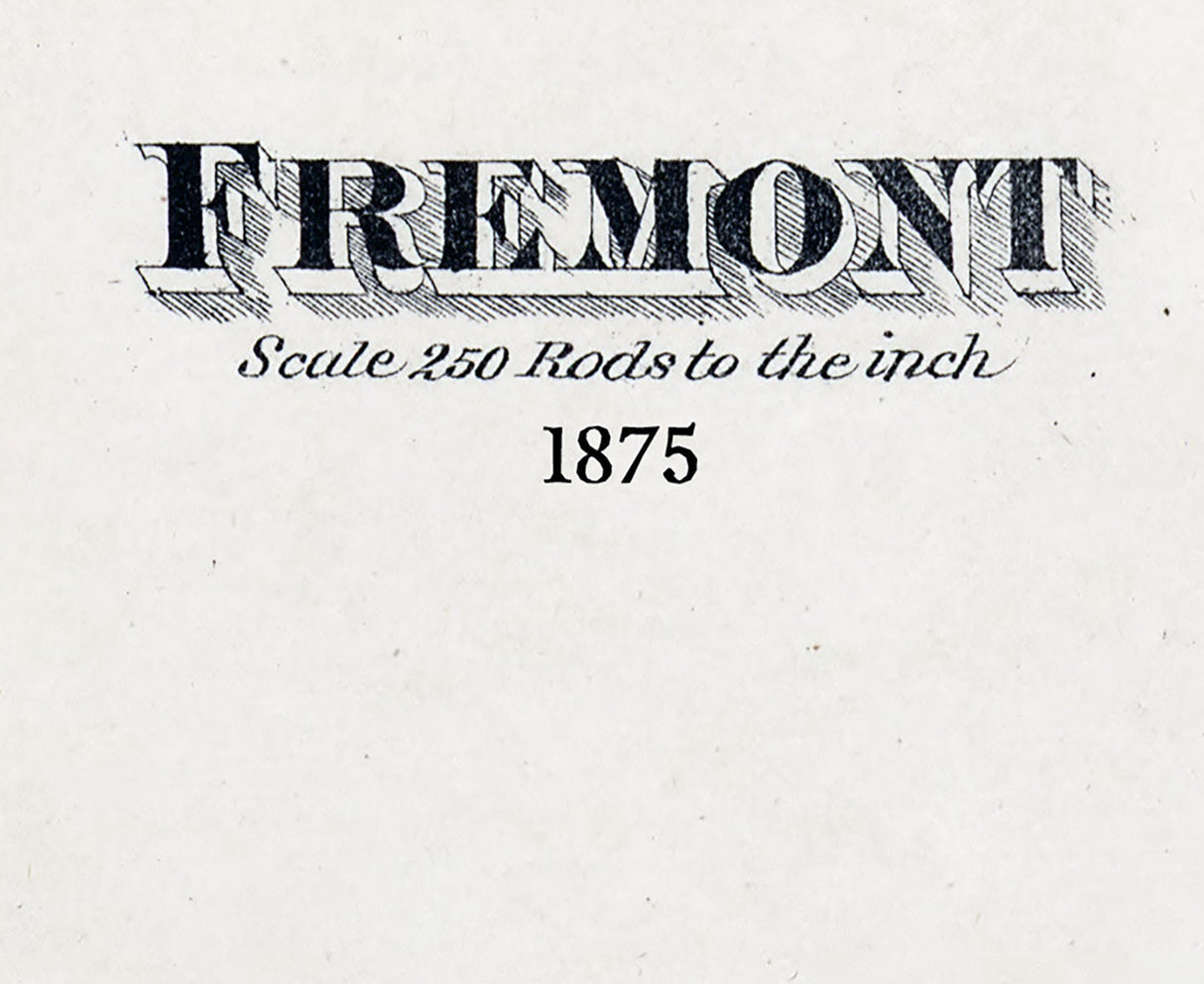 1875 Map of Fremont Township Sullivan County New York