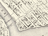 1858 Town Map of Marietta Washington County Ohio