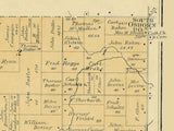 1889 Map of Center Township Outagamie County Wisconsin