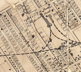 1859 Town Map of Norwalk Huron County Ohio