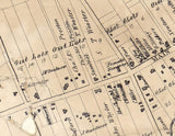 1859 Town Map of Norwalk Huron County Ohio